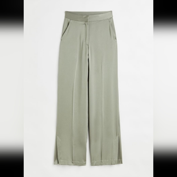 NWT H&M satin pants size 10 - Picture 1 of 6